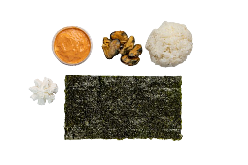 Мидии маки с сыром